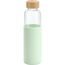 DAKAR. Flasche aus Bambus und Borosilikatglas 600 ml (hellgrün) (Art.-Nr. CA431034)