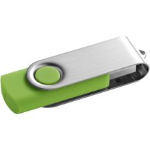 CLAUDIUS 4GB. USB-Stick 4 GB mit Metallclip (hellgrün) (Art.-Nr. CA431097)