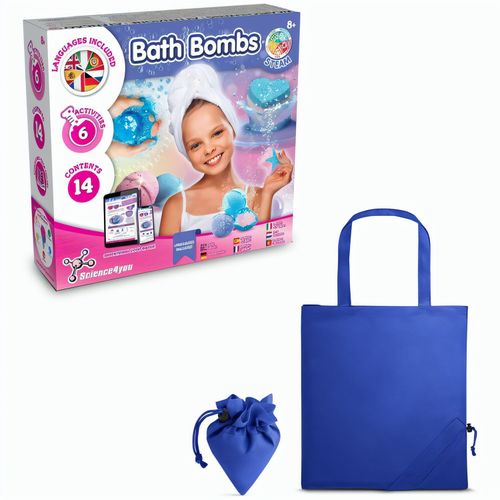 Bath Bombs Kit V. Lernspiel lieferung inklusive einer faltbaren geschenktasche aus 190T (Art.-Nr. CA432861) - Lernspiel für Kinder zum Vorbereite...