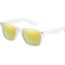 NIGER. Sonnenbrille aus PC mit gespiegelten Brillengläsern (weiß) (Art.-Nr. CA434046)