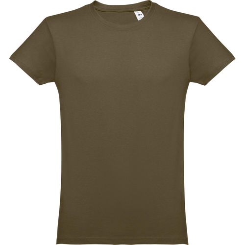 THC LUANDA. Herren-T-Shirt aus Baumwolle im Schlauchformat (Art.-Nr. CA437637) - Herren T-Shirt aus 100% Strickjersey...