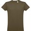 THC LUANDA. Herren-T-Shirt aus Baumwolle im Schlauchformat (khaki) (Art.-Nr. CA437637)