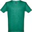 THC ATHENS. Herren T-shirt (grün melliert) (Art.-Nr. CA446605)