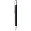 OLAF SOFT. Kugelschreiber aus Aluminium und gummierter Oberfläche (Schwarz) (Art.-Nr. CA450147)