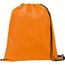 CARNABY. 210D Rucksacktasche mit schwarzen Zugbändern (orange) (Art.-Nr. CA455248)