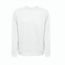 THC COLOMBO WH. Sweatshirt (unisex) aus italienischem Frottee ohne Krempel. Weiße Farbe (weiß) (Art.-Nr. CA468329)