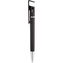 TECNA. Kugelschreiber mit metallischer Oberfläche (Schwarz) (Art.-Nr. CA469436)