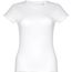 THC SOFIA WH. Tailliertes Damen-T-Shirt aus Baumwolle. Farbe Weiß (weiß) (Art.-Nr. CA471245)
