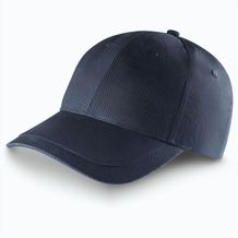 RYAN. Mütze aus gebürsteter (65% recycelter) Baumwolle (blau) (Art.-Nr. CA471652)