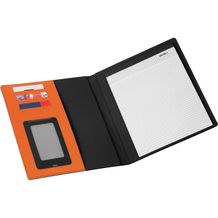 TORGA. A4 Schreibmappe mit Taschenrechner (orange) (Art.-Nr. CA475528)