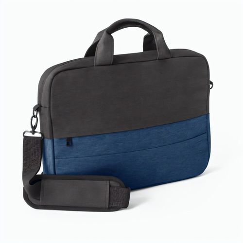 GENOA. Gepolsterte Laptoptasche aus hochdichtem, recyceltem 600D-Polyester 15 (Art.-Nr. CA475699) - Gepolsterte Laptoptasche aus 600D...