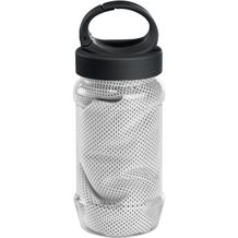 ARTX PLUS. Sporthandtuch aus Polyamid und Polyester mit Flasche (weiß) (Art.-Nr. CA476220)