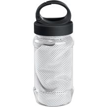 ARTX PLUS. Sporthandtuch aus Polyamid und Polyester mit Flasche (weiß) (Art.-Nr. CA476220)
