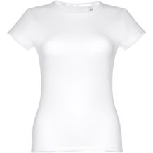 THC SOFIA WH. Tailliertes Damen-T-Shirt aus Baumwolle. Farbe Weiß (weiß) (Art.-Nr. CA478741)