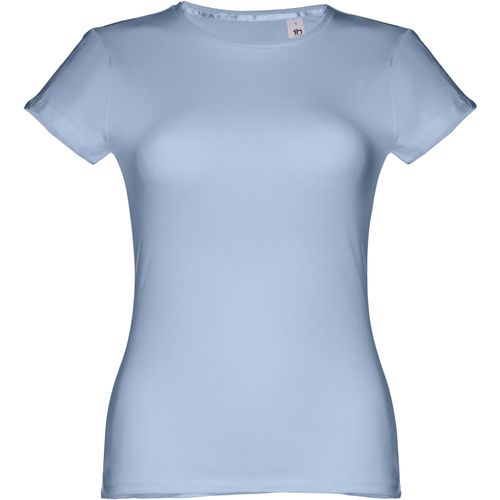 THC SOFIA. Tailliertes Damen-T-Shirt (Art.-Nr. CA480415) - Damen T-Shirt aus 100% Strickjersey und...