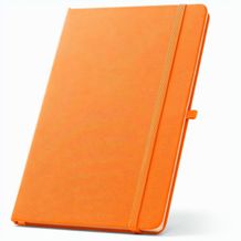 ANNE. A5 Notizbuch aus 100% rPET mit linierten Seiten (orange) (Art.-Nr. CA480684)