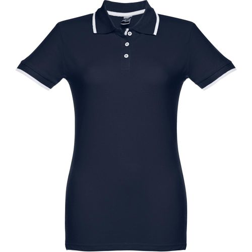 THC ROME WOMEN. "Slim fit" Damen Poloshirt (Art.-Nr. CA484592) - Damen Poloshirt aus Piqué Stoff 100...