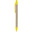 REMI. Kraftpapier-Kugelschreiber mit Clip (gelb) (Art.-Nr. CA487454)