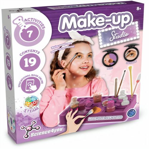 Makeup Studio Kit IV. Lernspiel lieferung inklusive einer kraftpapiertasche (115 g/m²) (Art.-Nr. CA491447) - Kinder Make-Up-Box. Das Make-Up-Set zur...