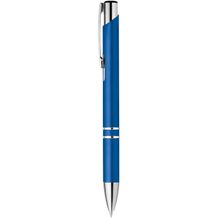 BETA PLASTIC. Kugelschreiber mit Clip aus Metall (blau) (Art.-Nr. CA513185)