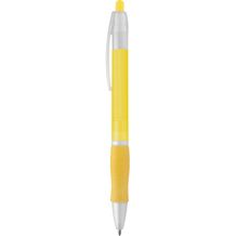 SLIM BK. Kugelschreiber mit Gummigriff (gelb) (Art.-Nr. CA516079)