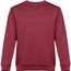 THC DELTA. Sweatshirt (unisex) aus Baumwolle und Polyester (burgunder) (Art.-Nr. CA516472)