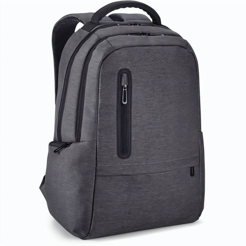 RE-BOSTON. Wasserdichter Laptop-Rucksack aus recyceltem Nylon in 2 Farben mit Fach aus 210D rPET (Art.-Nr. CA520218) - Laptop-Rucksack aus wasserdichtem...