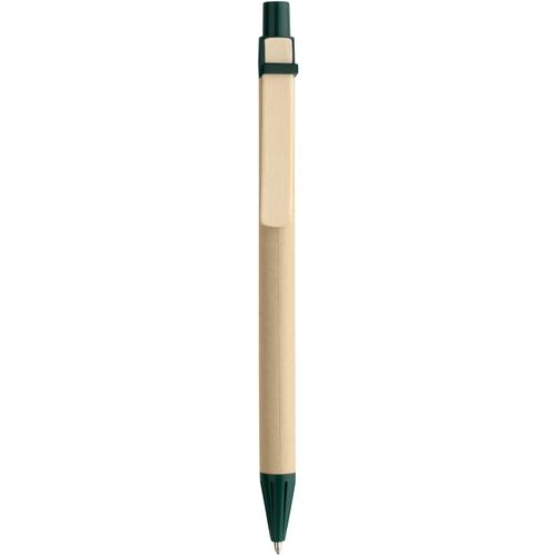 NAIROBI. Kraftpapier-Kugelschreiber mit Clip (Art.-Nr. CA524814) - Kugelschreiber aus Kraftpapier mit...