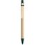 NAIROBI. Kraftpapier-Kugelschreiber mit Clip (grün) (Art.-Nr. CA524814)