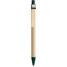 NAIROBI. Kraftpapier-Kugelschreiber mit Clip (grün) (Art.-Nr. CA524814)