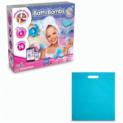 Bath Bombs Kit IV. Lernspiel lieferung inklusive einer non-woven tasche (80 g/m²) (Art.-Nr. CA529684) - Lernspiel für Kinder zum Vorbereite...
