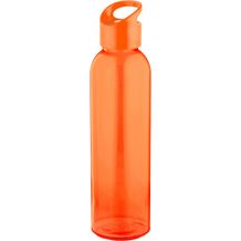 PORTIS GLASS. Glasflasche mit PP-Verschluss 500 ml (orange) (Art.-Nr. CA532357)