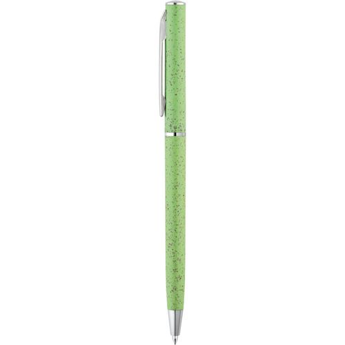 DEVIN. Kugelschreiber mit Weizenstrohfaser und ABS (Art.-Nr. CA534704) - Kugelschreiber aus Weizenstrohfaser und...