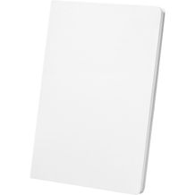 CRANE. A5-Notizblock mit wasserfestem Umschlag (weiß) (Art.-Nr. CA537061)