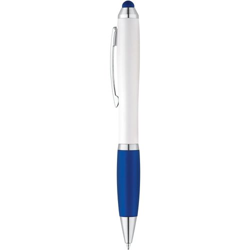 SANS. Kugelschreiber mit Drehmechanik und Metallclip (Art.-Nr. CA538445) - Kugelschreiber mit Metallclip und...