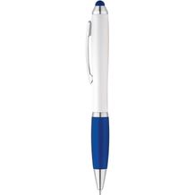 SANS. Kugelschreiber mit Drehmechanik und Metallclip (blau) (Art.-Nr. CA538445)