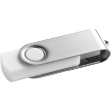 CLAUDIUS 8GB. USB-Stick 8 GB mit Metallclip (weiß) (Art.-Nr. CA540945)