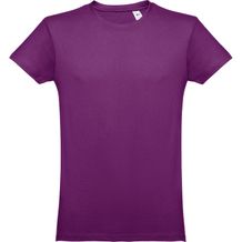 THC LUANDA. Herren-T-Shirt aus Baumwolle im Schlauchformat (Violett) (Art.-Nr. CA542065)