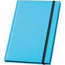 WATTERS. A5-Notizbuch aus fluoreszierendem PU. Linierte Blätter (hellblau) (Art.-Nr. CA543574)