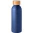 QUETA. Aluminiumflasche mit Bambusdeckel 550 ml (dunkelblau) (Art.-Nr. CA553235)