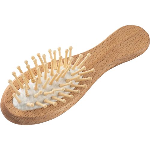 DERN. Haarbürste aus Holz mit Bambusborsten (Art.-Nr. CA555420) - Haarbürste mit Holzgriff und Bambuszäh...