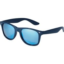 NIGER. Sonnenbrille aus PC mit gespiegelten Brillengläsern (blau) (Art.-Nr. CA558934)