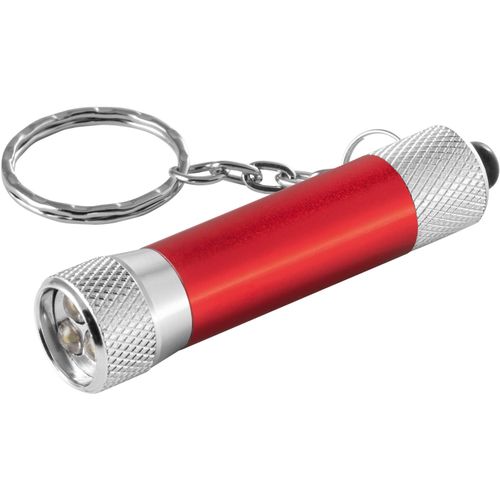 LERGAN. Schlüsselanhänger aus Aluminium mit LED (Art.-Nr. CA567297) - Schlüsselanhänger aus Aluminium m...