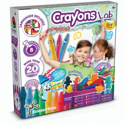 Crayon Factory Kit III. Lernspiel lieferung inklusive einer kraftpapiertasche (100 g/m²) (Art.-Nr. CA567337) - Das Lernspiel die Wachsmalstiftefabrik...