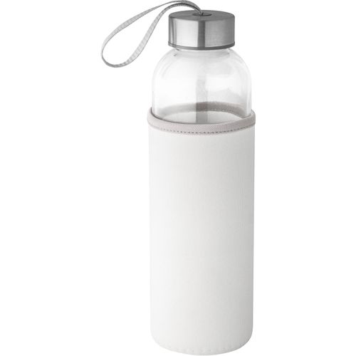 RAISE. Glas und Edelstahl Sportflasche 520 mL (Art.-Nr. CA571570) - Trinkflasche aus Glas (520 mL) mit...