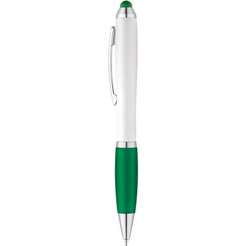SANS. Kugelschreiber mit Drehmechanik und Metallclip (Art.-Nr. CA576310) - Kugelschreiber mit Metallclip und...