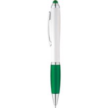 SANS. Kugelschreiber mit Drehmechanik und Metallclip (grün) (Art.-Nr. CA576310)