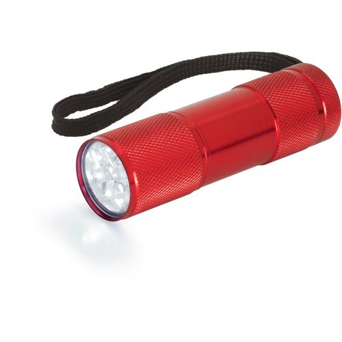 FLASHY. Taschenlampe aus Aluminium mit 9-LEDs (Art.-Nr. CA578124) - Taschenlampe aus Aluminium mit 9-LEDs...