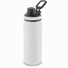 FEDERER. Trinkflasche aus 90% recyceltem Edelstahl 570 mL (weiß) (Art.-Nr. CA581383)