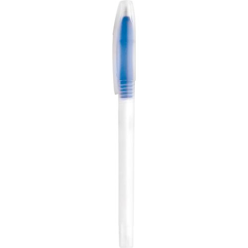 LUCY. PP-Kugelschreiber mit farbiger Spitze (Art.-Nr. CA590622) - Kugelschreiber aus PP mit blauschreibend...